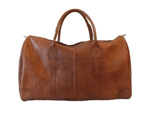 Bordtasche und Sporttasche für Herren/Damen in braun Reisetasche B-Artikel Vintage Design Weekender Tasche aus Leder 